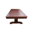 Adelaide Mahogany Trestle Dining Table Discount