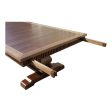 Adelaide Mahogany Trestle Dining Table Discount