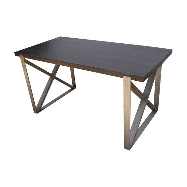 Chicago Industrial Dining Table in Reclaimed Wood Hot on Sale