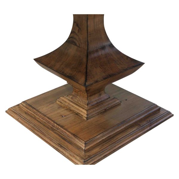 Algonquin Round Pedestal  Dining Table in Reclaimed Wood on Sale