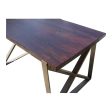 Chicago Industrial Dining Table in Reclaimed Wood Hot on Sale