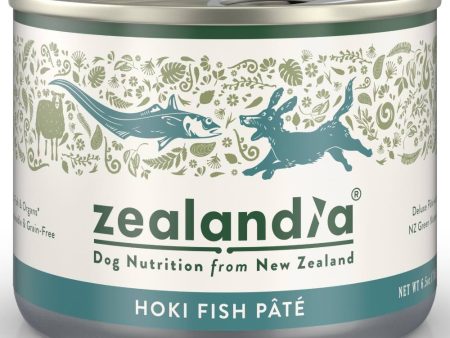 15% OFF: Zealandia Wild Hoki Fish Pate Grain-Free Adult Canned DOG Food 185g Supply