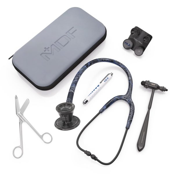 ProCardial® Titanium Cardiology Stethoscope Kit - Realtree Trace Blue BlackOut For Cheap