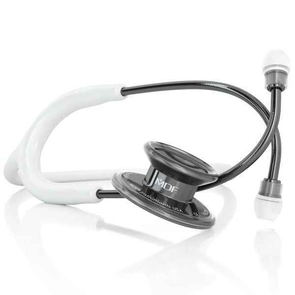 MD One® Adult Stethoscope - White Perla Noire on Sale