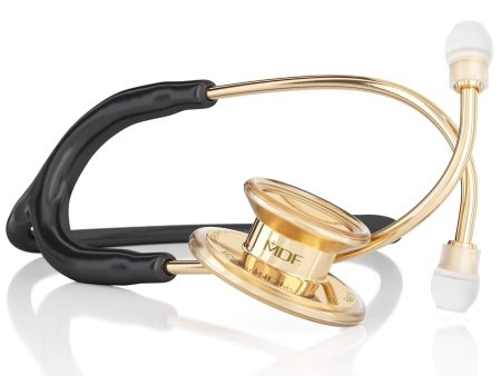 MD One® Adult Stethoscope - Black Gold For Cheap